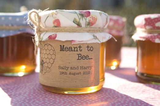 honey favour brown craft label