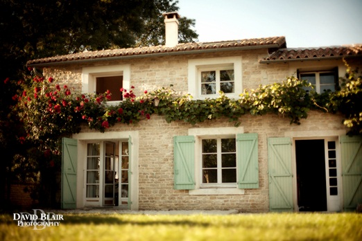 French wedding rustic villa