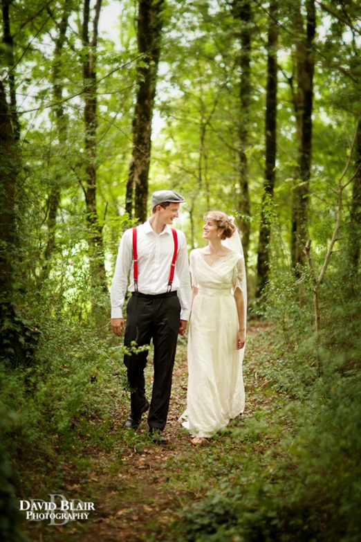 countryside woodland wedding