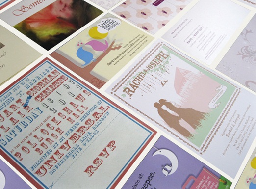 A Local Printer eco-frinedly printing for wedding stationery
