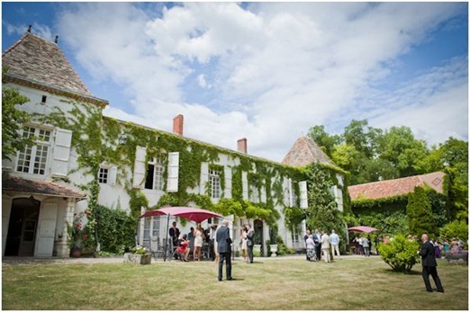 Chateau de Fayolle eco-chic natural French wedding venue
