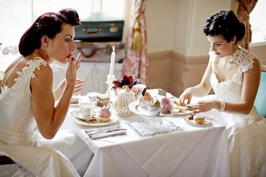 Darby and Joan Vintage wedding china hire
