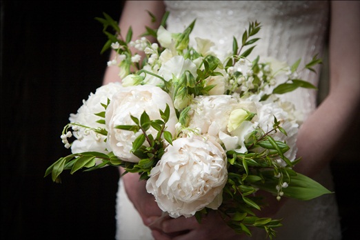 Green & Gorgeous seasonal wedding bouquet Oxfordshire