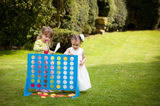 Wedding lawn games giant Connect 4