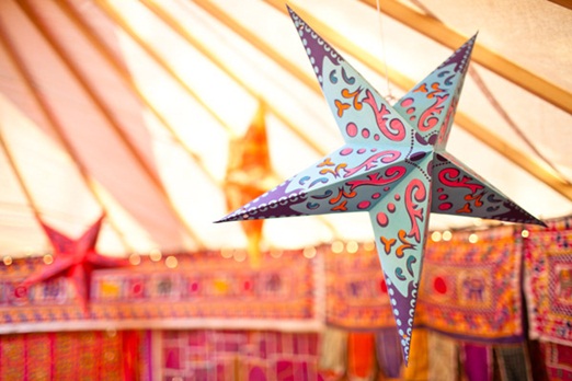 Colourful boho wedding yurt Colourful boho wedding yurt