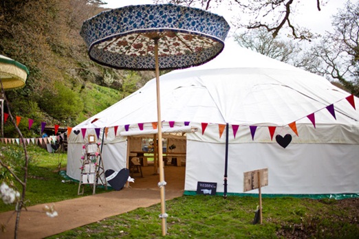 Hooe's Yurts wedding yurts Hooe's Yurts wedding yurts