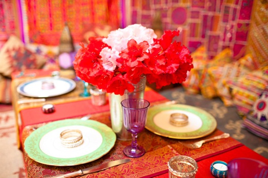 Colourful boho wedding yurt Colourful boho wedding yurt