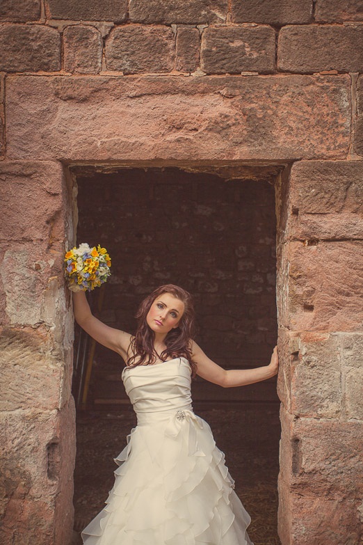 Heaton House Farm bridal photoshoot