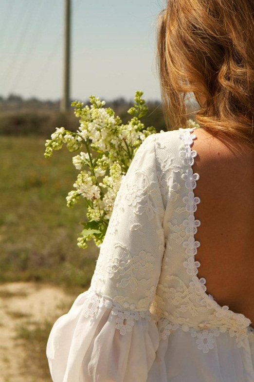 Vintage wedding dress from Daughters of Simone