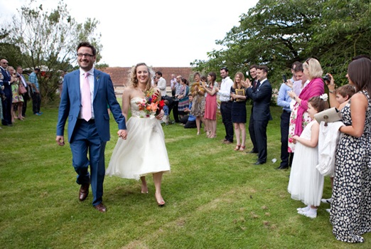 Wedding ceremony entrance