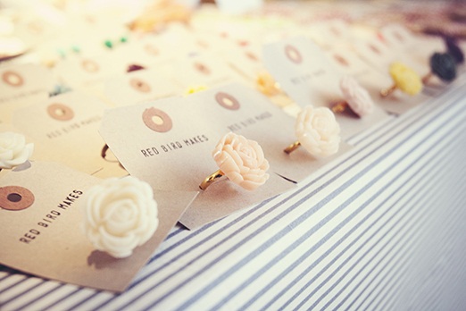 Bridesmaid accessories from Red Bird Makes