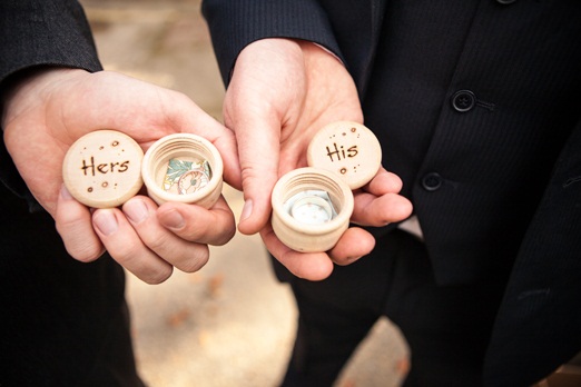 His and Hers ring pots