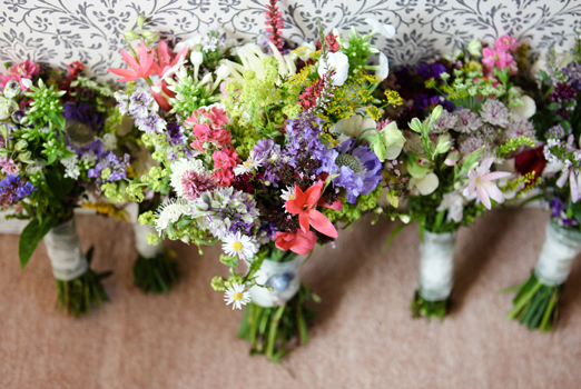 Seasonal September bridal bouquets from The Real Cut Flower Garden