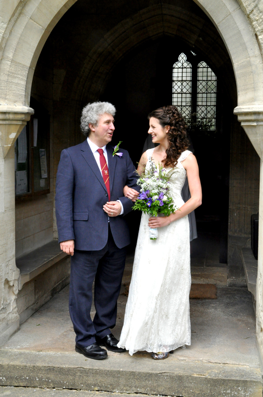 Bride and father of the bride