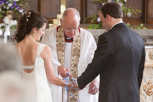 Handfasting wedding ceremony