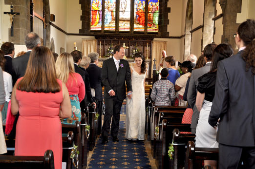 Village church wedding