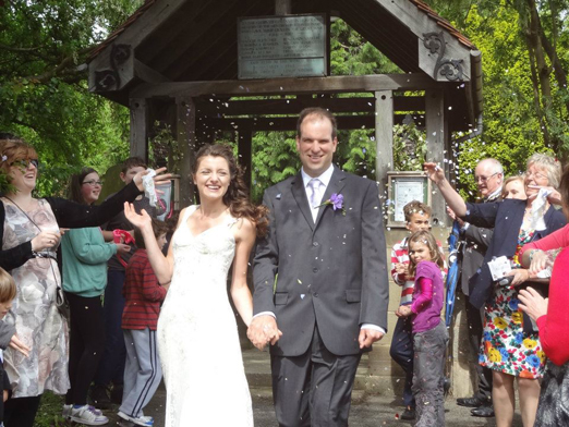 Sarah and Sam's village wedding