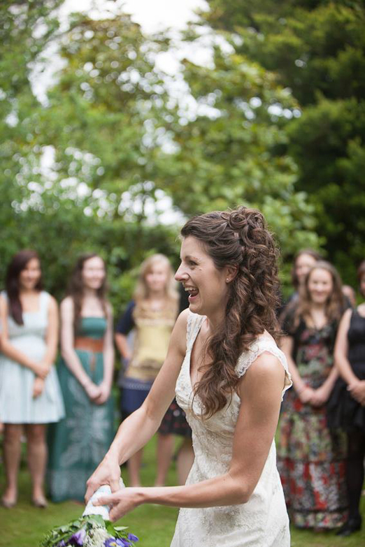 Bouquet toss