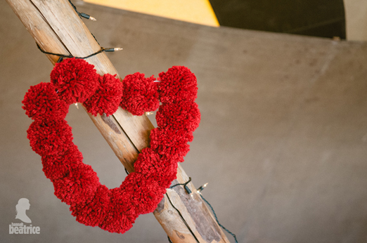 Homemade pom pom decorations – photography http://www.photography.hannahbeatrice.co.uk/