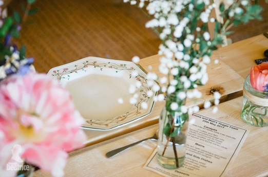 Floral crockery and table decorations – photography http://www.photography.hannahbeatrice.co.uk/