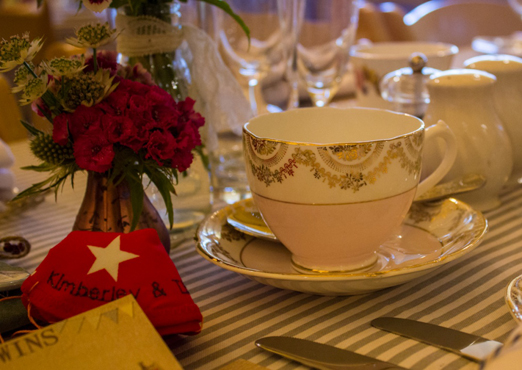 Vintage crockery to hire from For The Love Of Vintage