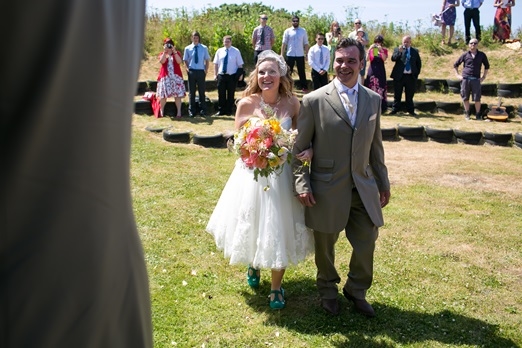 Outdoor wedding at Mount Pleasant Eco Park – photography http://www.rebeccaroundhill.co.uk/