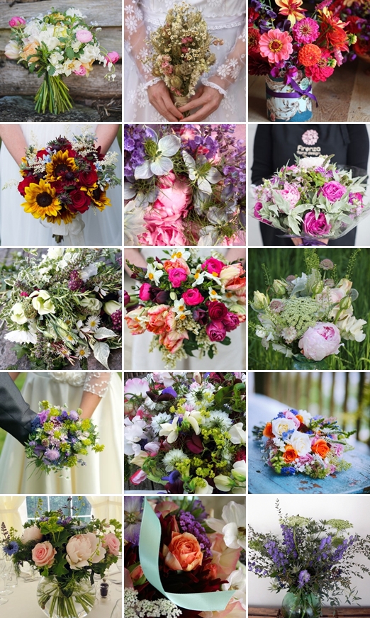 Seasonal British wedding flowers on The Natural Wedding Company https://thenaturalweddingcompany.co.uk/category/265/real-flowers.html