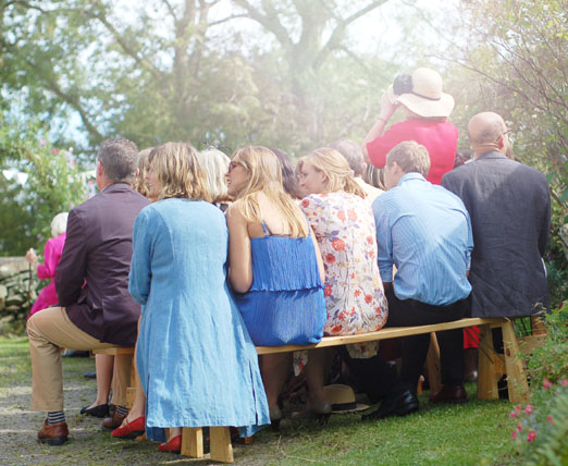 Bridget and Jeremy’s laidback Irish wedding with a vintage wedding dress, homegrown flowers and inspiring homemade décor – photography http://katmervynphotography.com 