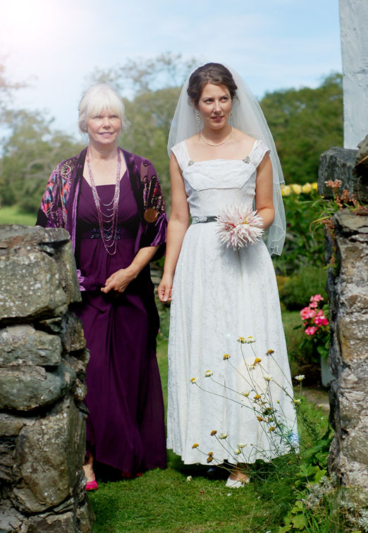 Bridget and Jeremy’s laidback Irish wedding with a vintage wedding dress, homegrown flowers and inspiring homemade décor – photography http://katmervynphotography.com 