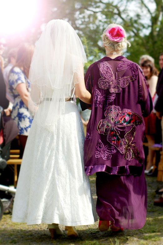 Bridget and Jeremy’s laidback Irish wedding with a vintage wedding dress, homegrown flowers and inspiring homemade décor – photography http://katmervynphotography.com 