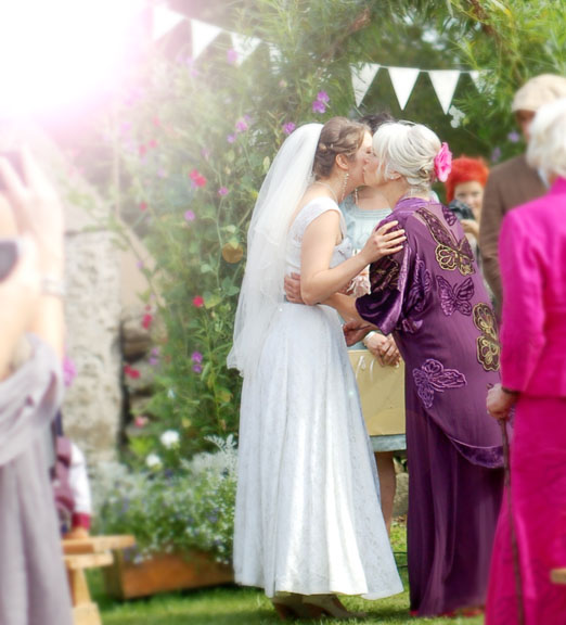 Bridget and Jeremy’s laidback Irish wedding with a vintage wedding dress, homegrown flowers and inspiring homemade décor – photography http://katmervynphotography.com 