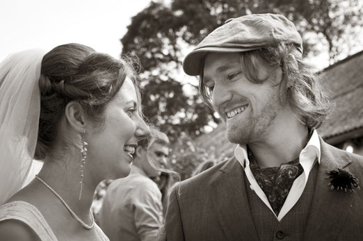 Bridget and Jeremy’s laidback Irish wedding with a vintage wedding dress, homegrown flowers and inspiring homemade décor – photography www.kristinaeixenberger.com 