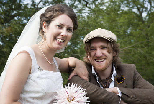 Bridget and Jeremy’s laidback Irish wedding with a vintage wedding dress, homegrown flowers and inspiring homemade décor – photography www.kristinaeixenberger.com 