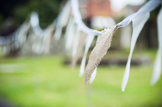 Hessian bunting // photography www.andyhook.com/ 