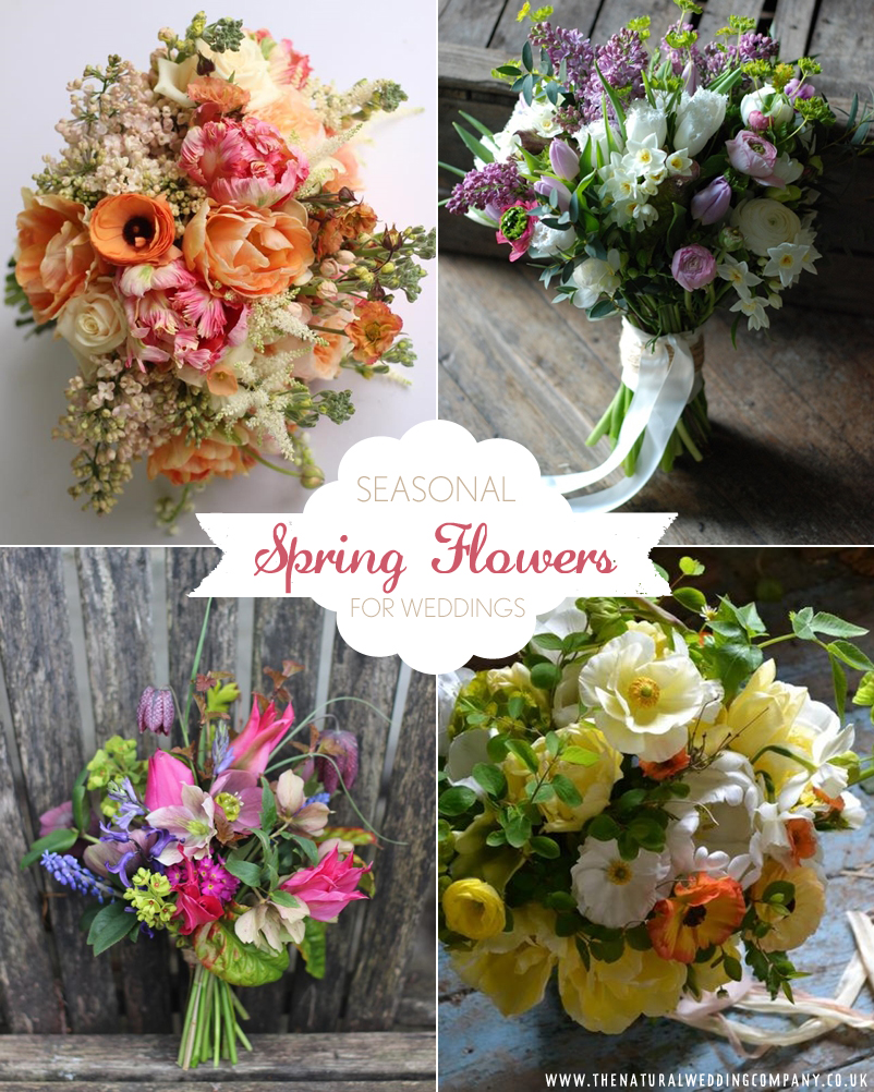 Why you should choose seasonal blooms for your spring wedding // The Natural Wedding Company