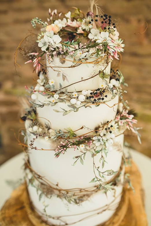 Wedding cake by Amy Swann Cakes