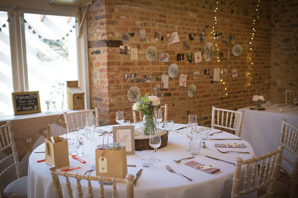 Country wedding reception tables // Photography Belinda McCarthy // The Natural Wedding Company