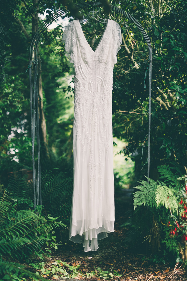 Eliza Jane Howell beaded wedding dress for Vicky and Steve’s DIY Village Fete Wedding // Lucy Jane Photography // The Natural Wedding Company