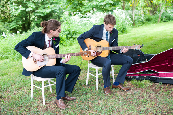 Hanna and Guy's storybook inspired spring garden wedding with a marching band and humanist blessing beneath a tree // Images for Life // The Natural Wedding Company