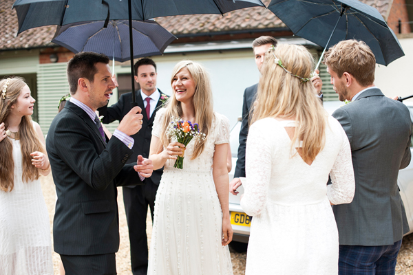Hanna and Guy's storybook inspired spring garden wedding with a marching band and humanist blessing beneath a tree // Images for Life // The Natural Wedding Company
