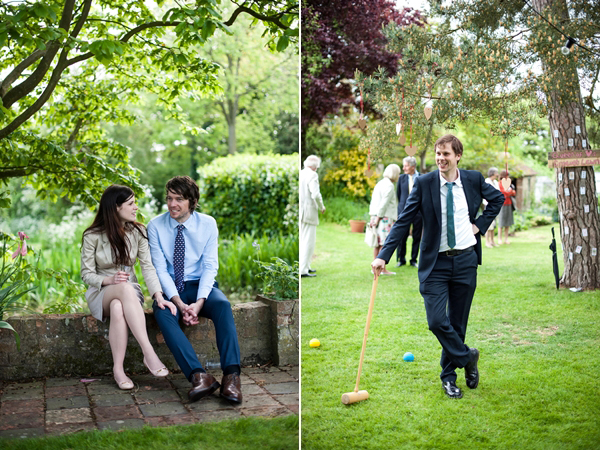 Hanna and Guy's storybook inspired spring garden wedding with a marching band and humanist blessing beneath a tree // Images for Life // The Natural Wedding Company