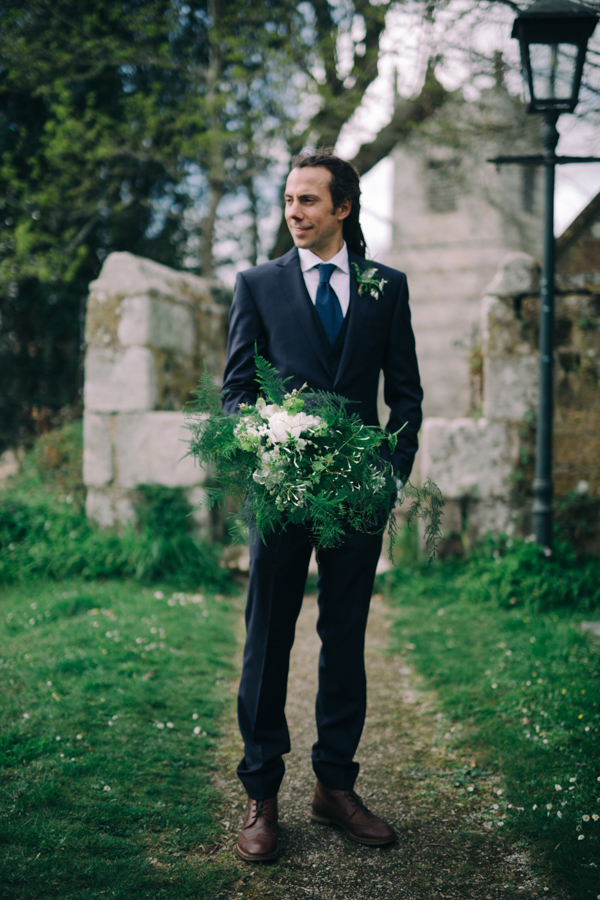 Modern alternative groom // Enchanted Brides Photography // The Natural Wedding Company
