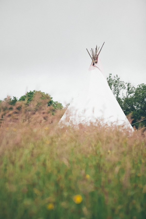 Tipi wedding at Ceridwen Centre in Wales // Emma Stoner Photography // The Natural Wedding Company
