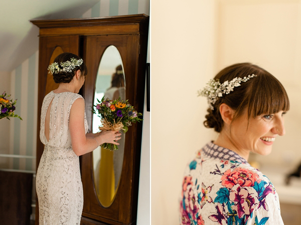 Vintage inspired wedding dress // Bohemian Weddings // The Natural Wedding Company