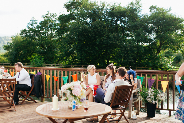 Wedding guests relaxing // Bohemian Weddings // The Natural Wedding Company