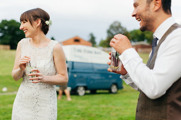 Bride and groom // Bohemian Weddings // The Natural Wedding Company