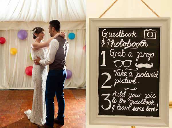 Bride and groom dancing // Bohemian Weddings // The Natural Wedding Company