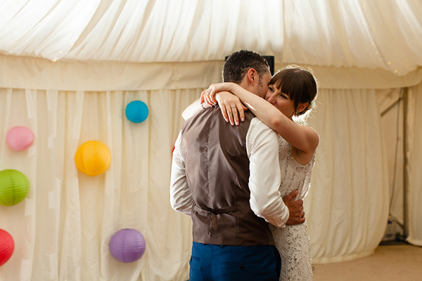 Bride and groom first dance // Bohemian Weddings // The Natural Wedding Company