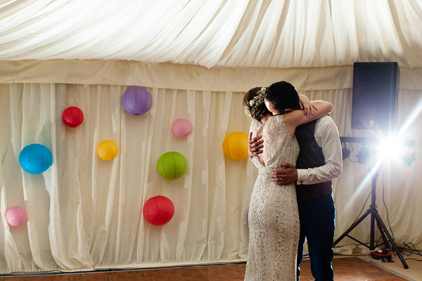 Bride and groom first dance // Bohemian Weddings // The Natural Wedding Company
