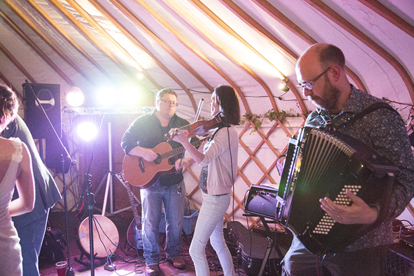 Ceilidh band // Jennie Hill Photography // The Natural Wedding Company